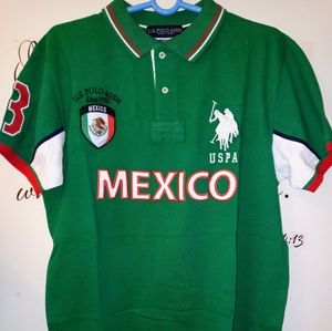 U.S. POLO ASSN. (MEXICO POLO SHIRT) SIZE: LARGE